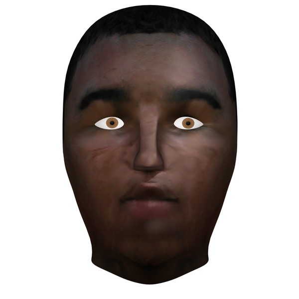 3d head face - Textured Face by 3DUniverse Pro