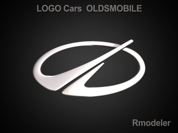 3d obj oldsmobile cars - Oldsmobile 3d Logo by Serega Rozhnov