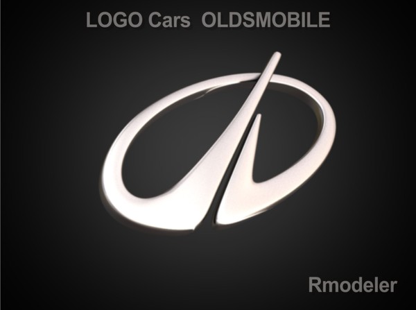 3d obj oldsmobile cars - Oldsmobile 3d Logo by Serega Rozhnov