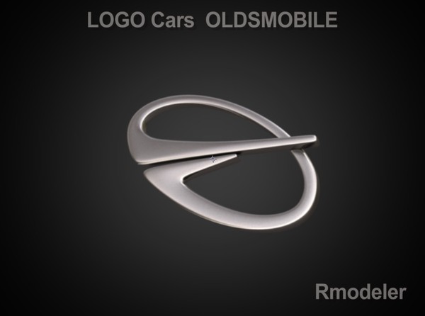 3d obj oldsmobile cars - Oldsmobile 3d Logo by Serega Rozhnov