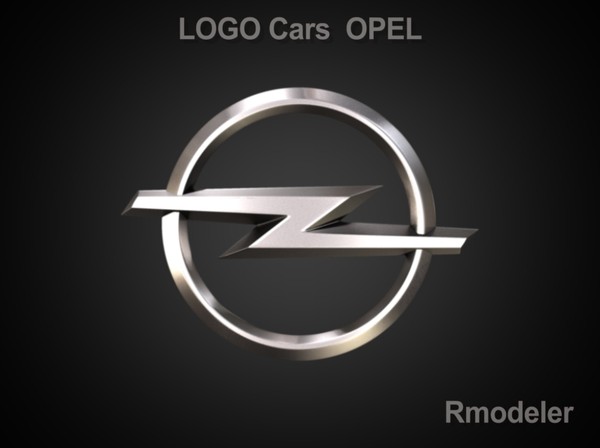 opel logo obj - Opel 3d Logo by Serega Rozhnov