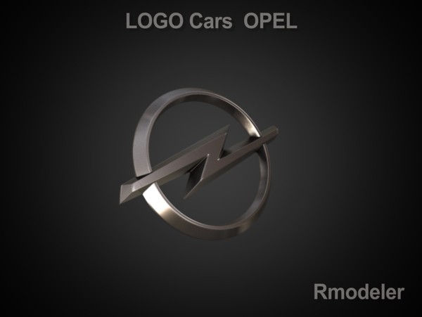 opel logo obj - Opel 3d Logo by Serega Rozhnov