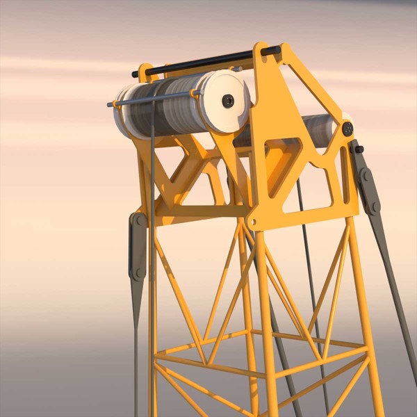 3d liebherr crane model - Liebherr Crawler Crane LR 1100... by ArqArt3D