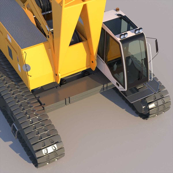 3d liebherr crane model - Liebherr Crawler Crane LR 1100... by ArqArt3D