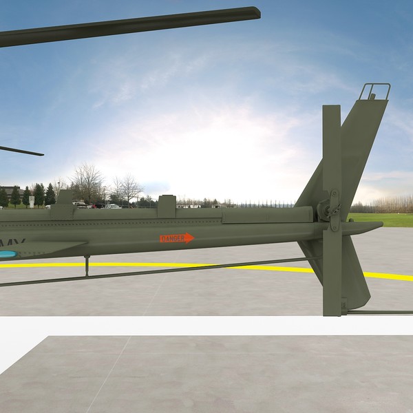 3d model oh-58d kiowa warrior helicopter - OH-58D Kiowa Warrior Helicopter by fuuuuuu