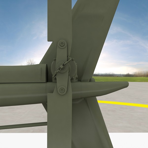 3d model oh-58d kiowa warrior helicopter - OH-58D Kiowa Warrior Helicopter by fuuuuuu