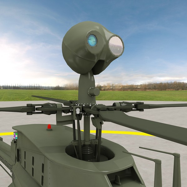 3d model oh-58d kiowa warrior helicopter - OH-58D Kiowa Warrior Helicopter by fuuuuuu