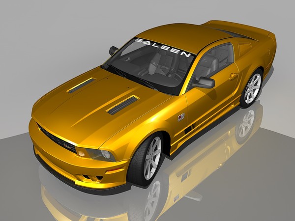 saleen mustang s281 extreme 3d model - Saleen Ford Mustang S281 Extreme (2005) by TiRex3D