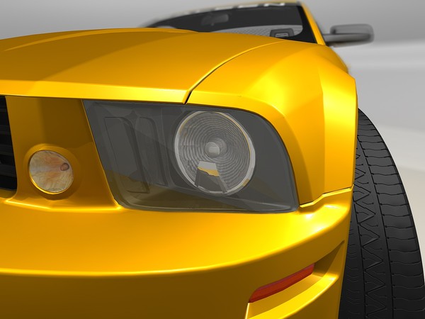 saleen mustang s281 extreme 3d model - Saleen Ford Mustang S281 Extreme (2005) by TiRex3D