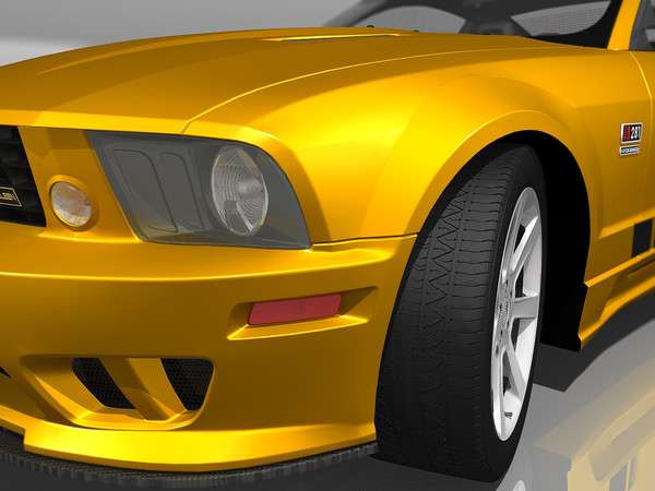 saleen mustang s281 extreme 3d model - Saleen Ford Mustang S281 Extreme (2005) by TiRex3D