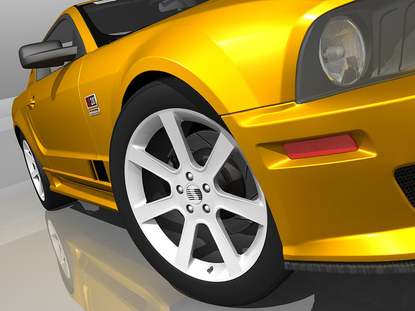 saleen mustang s281 extreme 3d model - Saleen Ford Mustang S281 Extreme (2005) by TiRex3D
