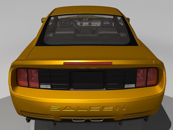 saleen mustang s281 extreme 3d model - Saleen Ford Mustang S281 Extreme (2005) by TiRex3D