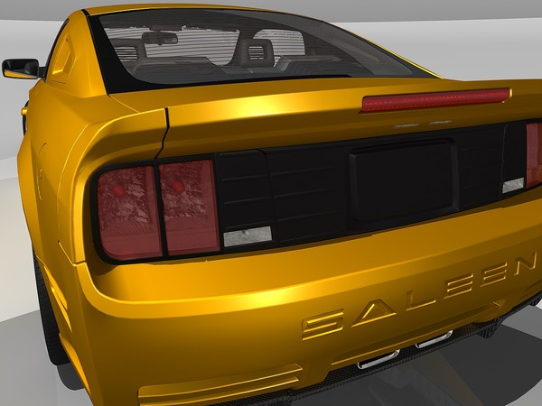 saleen mustang s281 extreme 3d model - Saleen Ford Mustang S281 Extreme (2005) by TiRex3D