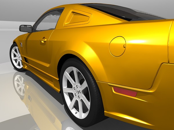 saleen mustang s281 extreme 3d model - Saleen Ford Mustang S281 Extreme (2005) by TiRex3D