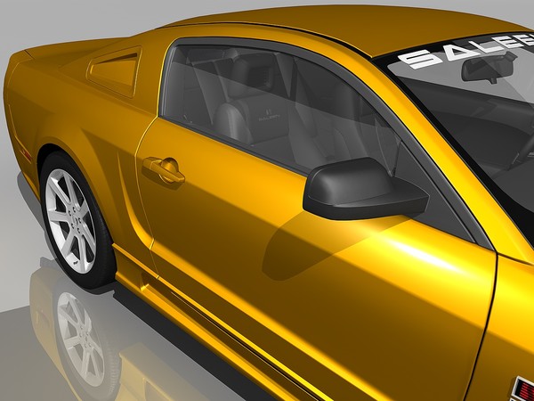 saleen mustang s281 extreme 3d model - Saleen Ford Mustang S281 Extreme (2005) by TiRex3D