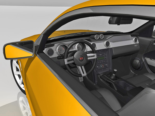 saleen mustang s281 extreme 3d model - Saleen Ford Mustang S281 Extreme (2005) by TiRex3D