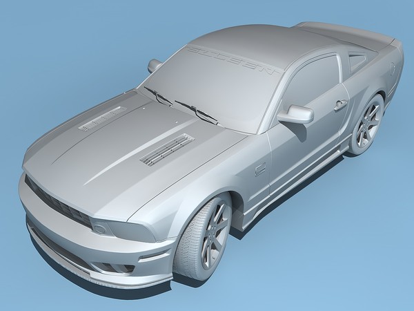 saleen mustang s281 extreme 3d model - Saleen Ford Mustang S281 Extreme (2005) by TiRex3D