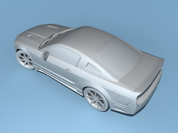 saleen mustang s281 extreme 3d model - Saleen Ford Mustang S281 Extreme (2005) by TiRex3D