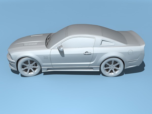 saleen mustang s281 extreme 3d model - Saleen Ford Mustang S281 Extreme (2005) by TiRex3D