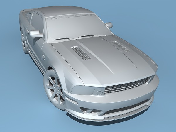 saleen mustang s281 extreme 3d model - Saleen Ford Mustang S281 Extreme (2005) by TiRex3D