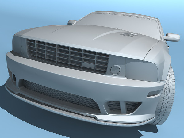 saleen mustang s281 extreme 3d model - Saleen Ford Mustang S281 Extreme (2005) by TiRex3D