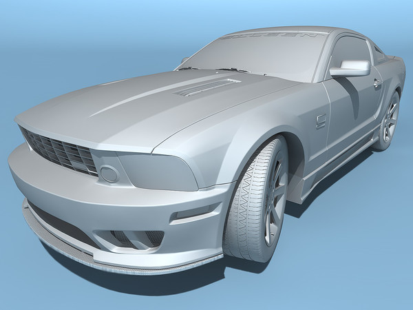saleen mustang s281 extreme 3d model - Saleen Ford Mustang S281 Extreme (2005) by TiRex3D