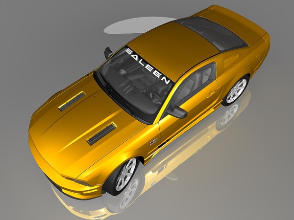 saleen mustang s281 extreme 3d model - Saleen Ford Mustang S281 Extreme (2005) by TiRex3D