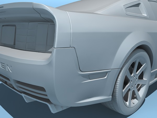 saleen mustang s281 extreme 3d model - Saleen Ford Mustang S281 Extreme (2005) by TiRex3D