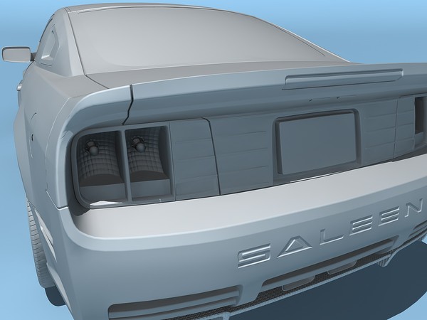 saleen mustang s281 extreme 3d model - Saleen Ford Mustang S281 Extreme (2005) by TiRex3D