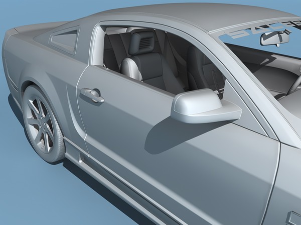saleen mustang s281 extreme 3d model - Saleen Ford Mustang S281 Extreme (2005) by TiRex3D