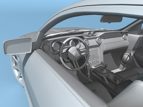 saleen mustang s281 extreme 3d model - Saleen Ford Mustang S281 Extreme (2005) by TiRex3D