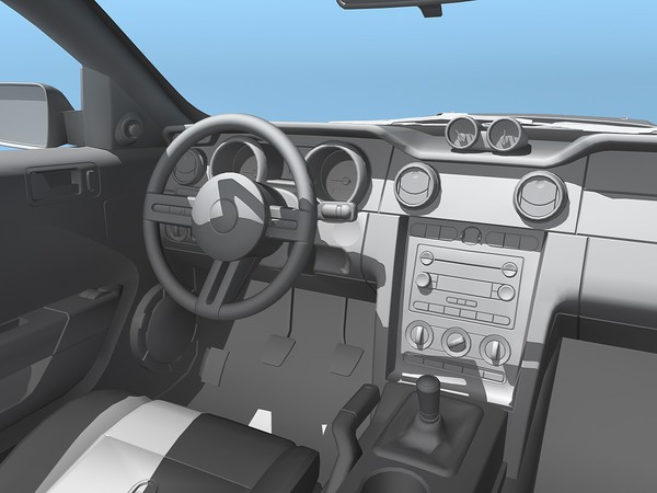 saleen mustang s281 extreme 3d model - Saleen Ford Mustang S281 Extreme (2005) by TiRex3D