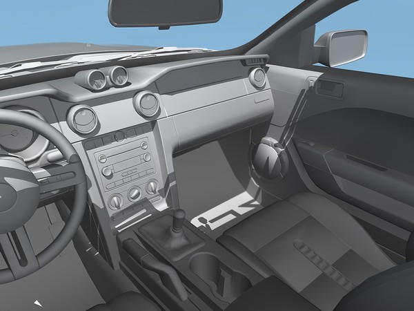 saleen mustang s281 extreme 3d model - Saleen Ford Mustang S281 Extreme (2005) by TiRex3D