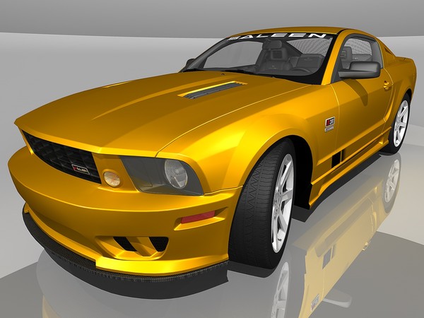 saleen mustang s281 extreme 3d model - Saleen Ford Mustang S281 Extreme (2005) by TiRex3D