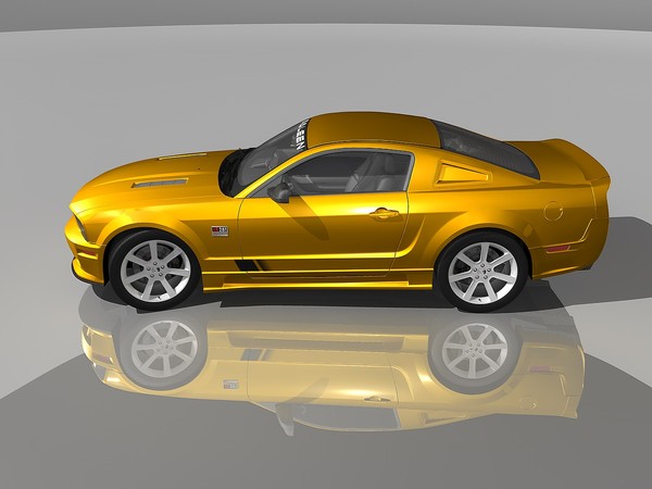 saleen mustang s281 extreme 3d model - Saleen Ford Mustang S281 Extreme (2005) by TiRex3D