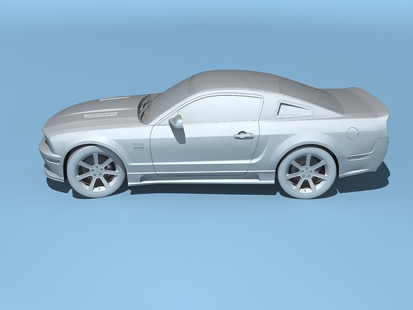 saleen mustang s281 extreme 3d model - Saleen Ford Mustang S281 Extreme (2005) by TiRex3D