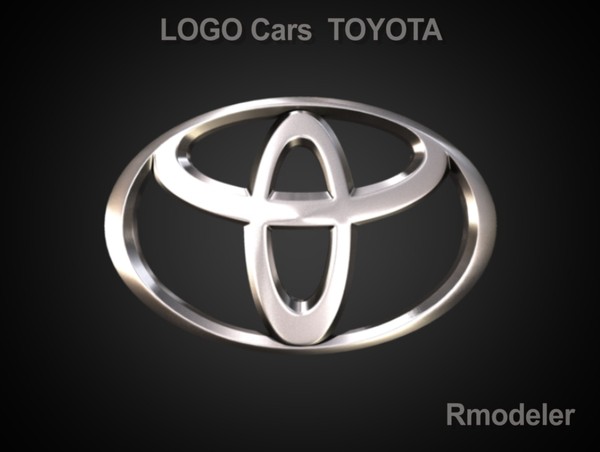 3d toyota logo - Toyota 3d Logo by Serega Rozhnov