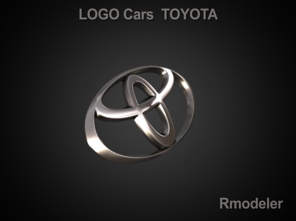 3d toyota logo - Toyota 3d Logo by Serega Rozhnov