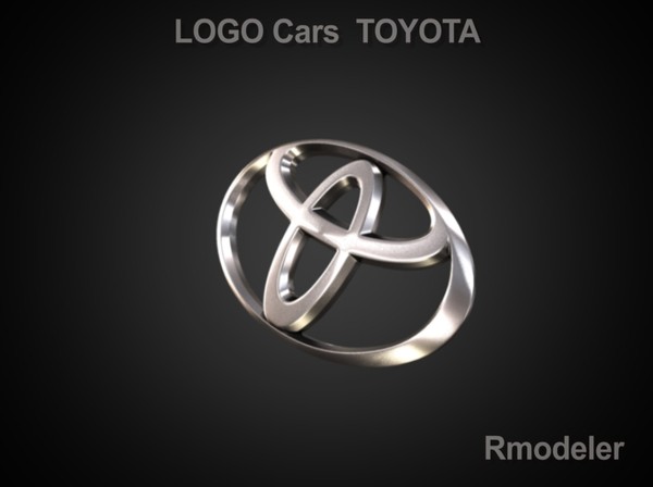 3d toyota logo - Toyota 3d Logo by Serega Rozhnov