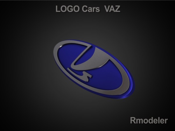 3d model logo vaz - Vaz 3d Logo by Serega Rozhnov