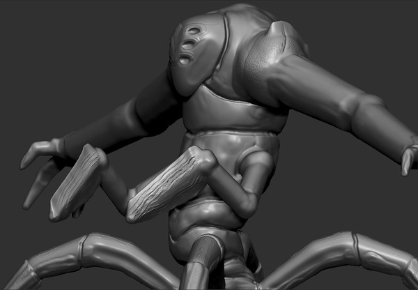 spider creature 3d 3ds - Spider Creature by PredatorX11