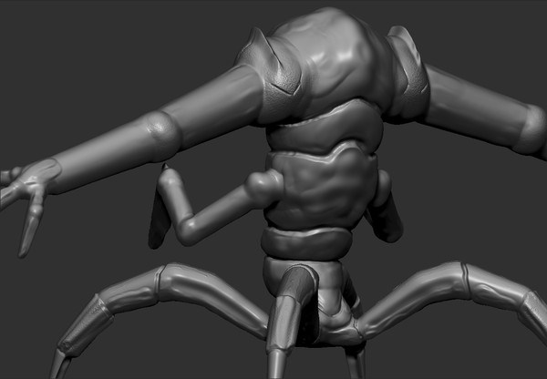 spider creature 3d 3ds - Spider Creature by PredatorX11