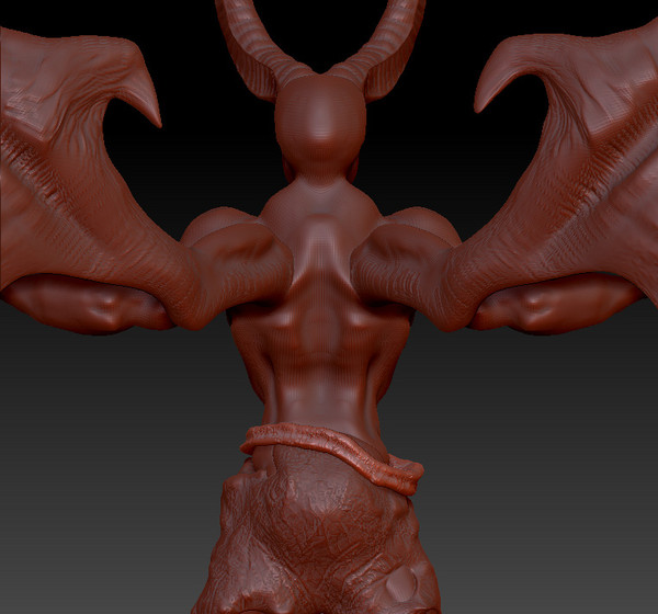 illidan sculpt 3d model - Illidan Sculpt by Jellostain