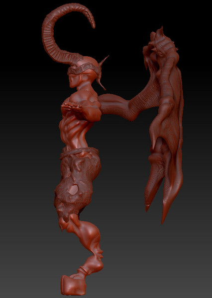 illidan sculpt 3d model - Illidan Sculpt by Jellostain