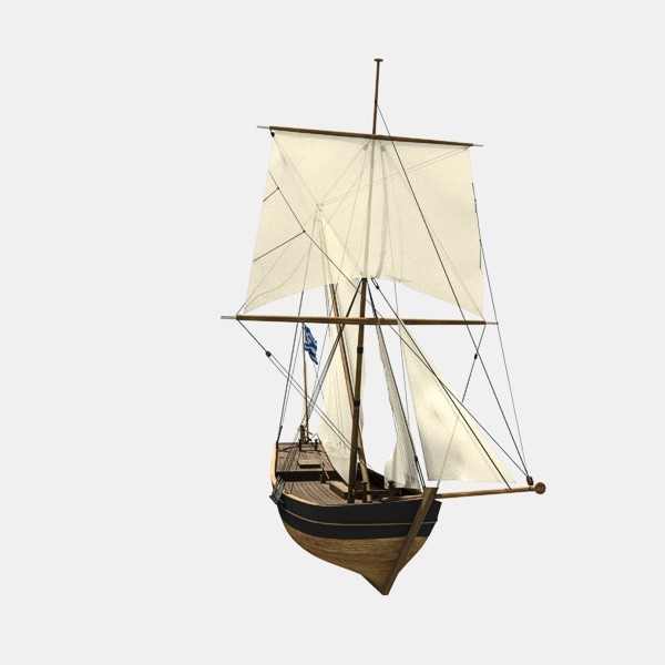 blend sail ship 1835 - Sacoleva 1835 by Marcin Kurczewski