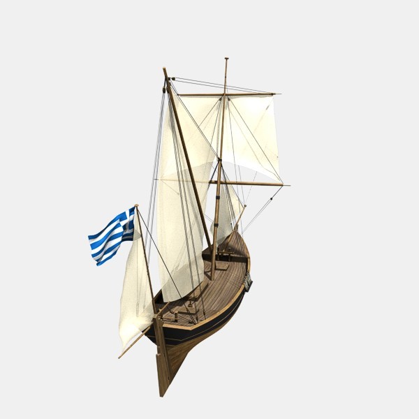 blend sail ship 1835 - Sacoleva 1835 by Marcin Kurczewski