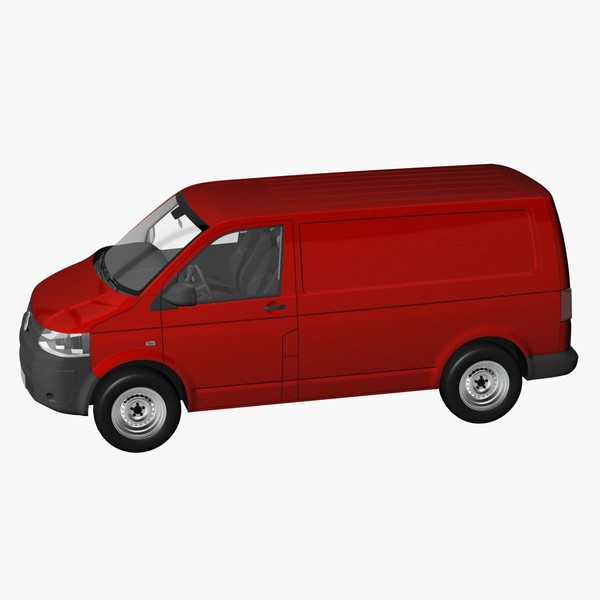 t5 van 3d 3ds - VW T5 Van 2011 by DreiDe