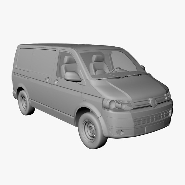 t5 van 3d 3ds - VW T5 Van 2011 by DreiDe