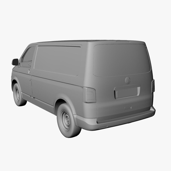 t5 van 3d 3ds - VW T5 Van 2011 by DreiDe