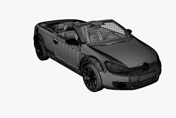 new golf 6 cabriolet 3ds - VW Golf 6 Cabriolet by DreiDe